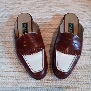 COLE HAAN VINTAGE TWO TONE MULES (7)